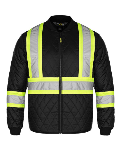 L01220 - Patch - Veste de congélation matelassée haute visibilité pour hommes