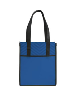 Cabas non tissé imprimé à chevrons