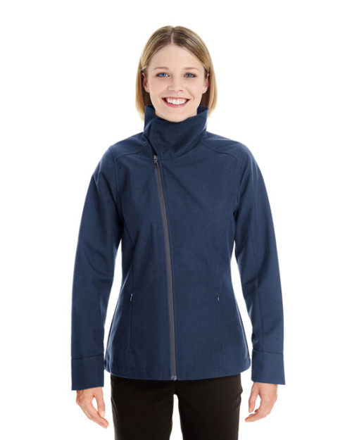 Manteau pour femme à extérieur doux Edge avec col rabattu